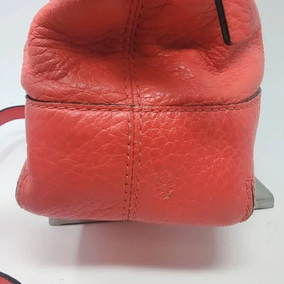 Kate Spade Orange Purse Bag Top Handle Crossbody Satchel - Picture 6 of 16